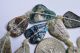 Ancient Roman Glass Fragment Beads 1 Medium Strand Rainbow Green 100 - 200 Bc 0147 Roman photo 1