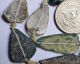 Ancient Roman Glass Fragment Beads 1 Medium Strand Rainbow Green 100 - 200 Bc 0147 Roman photo 2
