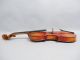Estate Found Vintage Early 20c Cased Violin & Bow For Restoration String photo 4