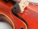 Estate Found Vintage Early 20c Cased Violin & Bow For Restoration String photo 8