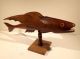 Pitcairn Island Carved Wooden Flying Fish By Len Brown Antique Vintage Folk Art Pacific Islands & Oceania photo 2