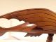 Pitcairn Island Carved Wooden Flying Fish By Len Brown Antique Vintage Folk Art Pacific Islands & Oceania photo 3