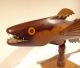 Pitcairn Island Carved Wooden Flying Fish By Len Brown Antique Vintage Folk Art Pacific Islands & Oceania photo 5