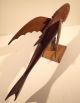 Pitcairn Island Carved Wooden Flying Fish By Len Brown Antique Vintage Folk Art Pacific Islands & Oceania photo 7