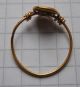 Celtic Period Gold Crimped Ring 1,  08 G Vf, Celtic photo 4