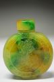 Natural Chinese Fine Jadeite Hand Carved Snuff Bottle - - Buddha Lotus Snuff Bottles photo 1