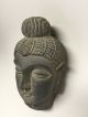 Gandhara / Gandharan Budha Schist Stone Bodhisattva Head Bust. Near Eastern photo 1