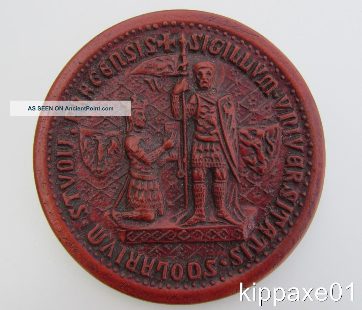 Medieval Wax Seal Charles University Prague 1348 Wall Plaque Reproduction Reproductions photo