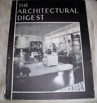 1957 Architectural Digest Midcentury Modern Msm Interior Design Mad Men Style photo