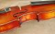 Antique Handmade German 4/4 Violin - Label Celeste Farotti Milano 1938 String photo 4