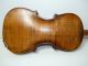 Antique/vintage Full Size 4/4 Scale Unmarked Violin W/ Old Bow & Case String photo 7