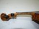 Antique Full Size 4/4 Scale Pearl Inlay Unmarked Violin W/ Old Coffin Case & Bow String photo 9