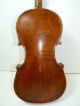 Antique Full Size 4/4 Scale Repaired 1925 German Strad Violin W/ Old Case & Bow String photo 4