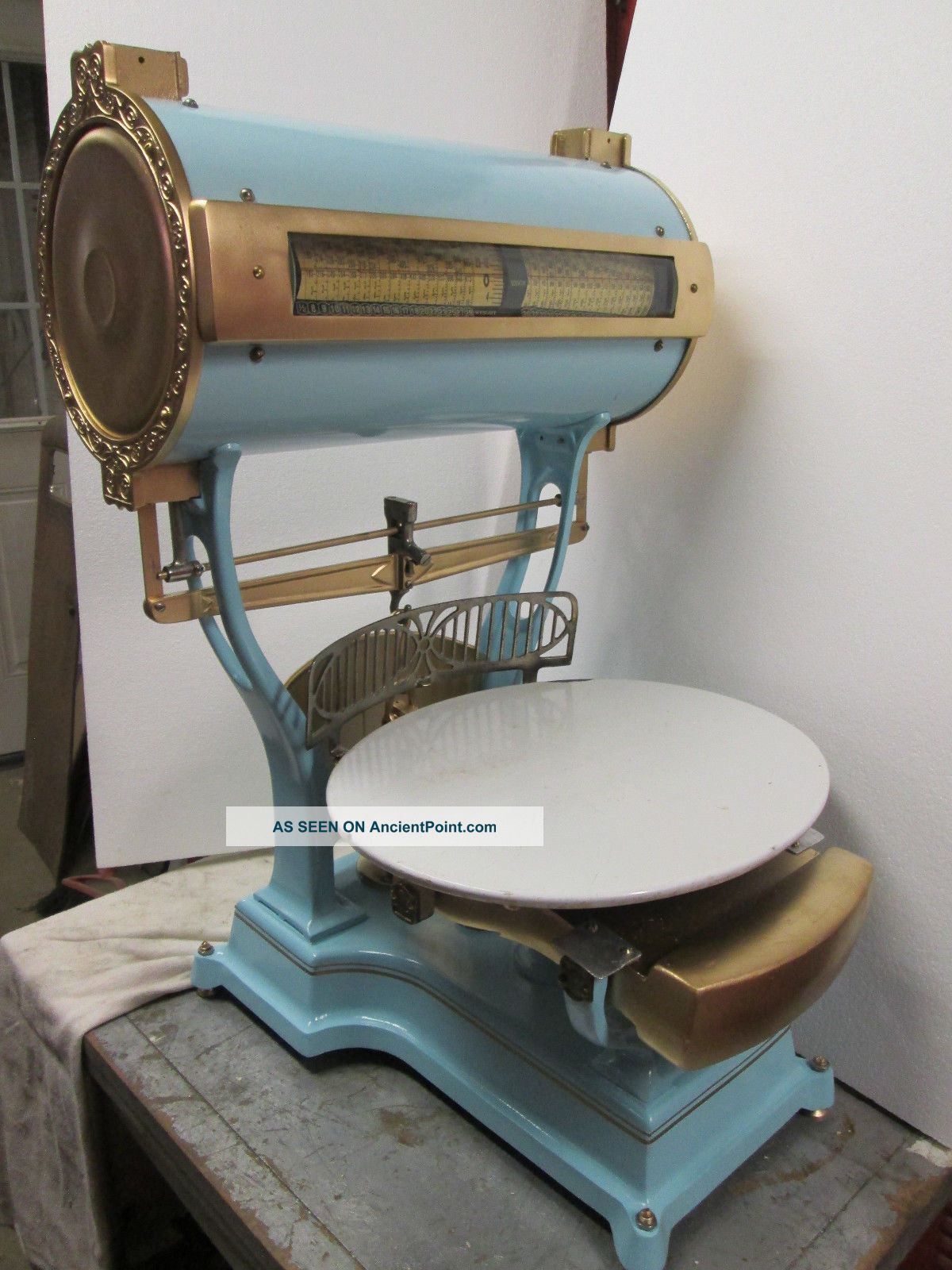 Antique Dayton Grocery Store Scale By The Computing Scale Co.  Dayton Ohio Usa. Scales photo