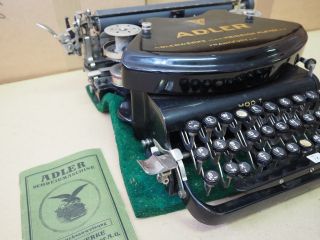 Antique Typewriter Adler 7 Schreibmaschine Ecrire Escribir Scrivere photo