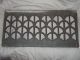 Fancy Brass Floor Or Wall Heat Grate Victorian No Louvers Heating Grates & Vents photo 2