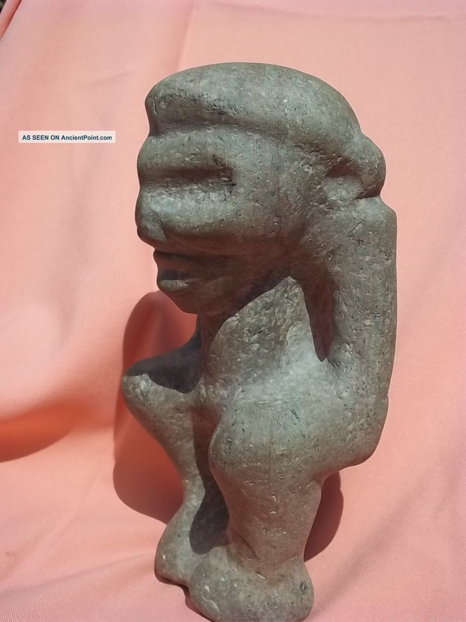Taino Cemi Stone; Ancestor Figure Latin American photo