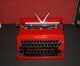 Fabulous Vtg Red Olivetti Valentine Typewriter 1960s.  Perfect Typewriters photo 1