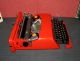Fabulous Vtg Red Olivetti Valentine Typewriter 1960s.  Perfect Typewriters photo 4