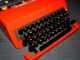 Fabulous Vtg Red Olivetti Valentine Typewriter 1960s.  Perfect Typewriters photo 7