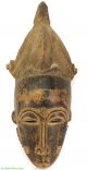 Baule Kpan Or Mblo Portrait Mask Cote D ' Ivoire African Art Was $195.  00 Masks photo 1