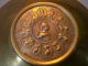 Antique Brass Franciscvs Avg.  Maria Theresa Agv Coin Medallion Dish 5.  7in Dia Sculptures & Statues photo 1