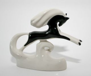 Rare 1960s Ussr Soviet Russian Porcelain Figurine Statue Horse Foal Plus A Gift photo