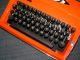Triumph Contessa Cursive Script Typewriter - Bright Orange Pop Art Design Typewriters photo 5