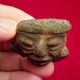 Terracotta Pottery Idol Head - Pre Columbian Mayan Olmec Zapotec Aztec Artifacts The Americas photo 10