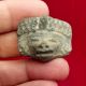 Terracotta Pottery Idol Head - Pre Columbian Mayan Olmec Zapotec Aztec Artifacts The Americas photo 9