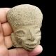 Clay Pottery Zapotec Mitla Idol Head - Pre Columbian Mayan Olmec Aztec Artifacts The Americas photo 9