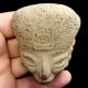 Clay Pottery Zapotec Mitla Idol Head - Pre Columbian Mayan Olmec Aztec Artifacts The Americas photo 8