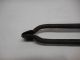 Vintage Wrought Iron Hand Forged Fireplace Tongs Hearth Ware photo 7