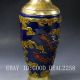 Chinese Brass Cloisonne Hand Carved Phoenix Vase W Qianlong Mark Vases photo 6