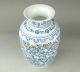 Chinese Jingdezhen The Perfect Hand Drawn Blue And White Porcelain Vase Qianlong Vases photo 2