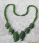 Chinese Handcraft 100 Natural Jade Green Jade Necklaces See more chinese handcraft 100 natural jade green jade ... photo 1