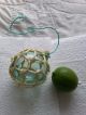 Authentic Japanese Glass Fishing Net Floats Old Vtg Japan Buoy Hand Blown Fishing Nets & Floats photo 1