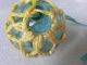 Authentic Japanese Glass Fishing Net Floats Old Vtg Japan Buoy Hand Blown Fishing Nets & Floats photo 2