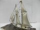 The Sailboat Of Silver980 Of Japan.  200g/ 7.  04oz.  2masts.  Takehiko ' S Work. Other Antique Sterling Silver photo 8