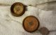 Vntg.  /antique/collectable Rare Unique Round Wooden Case Pocket Compass Snuff Can Compasses photo 5