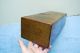 Antique / Vintage Remington Rand Library Card 1 - Drawer File Box Dovetail Sides Boxes photo 9