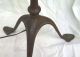 Antique Tiffany Studios 423 Bronze Spade Foot Harp Floor Lamp Base - As Found Lamps photo 4