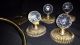 (30) Vintage Faceted Crystal Glass Cabinet Drawer Handle Pull Knobs Towel Outlet Drawer Pulls photo 7