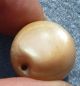 Pair Antique Shell Sphere Round Ball Buttons Large 21mm Mother Of Pearl Buttons photo 5