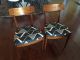 2 Vtg Kipp Stewart Drexel Mid Century Danish Modern Declaration Dining Chairs Post-1950 photo 3