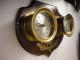 Wuersch 8 Day Ships Bell Clock And Barometer With Ships Listing Gauge.  Hermle Mt Clocks photo 5