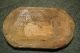 Carved Wooden Dough Bowl Primitive Wood Trencher Tray Rustic Home Decor 9 Inch Primitives photo 1