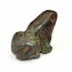 Pre Columbian Carved Stone Frog Effigy Statue Mayan Antique Taino Aztec Olmec The Americas photo 7