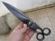 Antique Handmade Blacksmith Iron Shape Large 11,  5 In.  Scissors Farm Tool Tools, Scissors & Measures photo 1