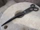 Antique Handmade Blacksmith Iron Shape Large 11,  5 In.  Scissors Farm Tool Tools, Scissors & Measures photo 6